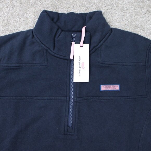 Vineyard Vines Sweatshirt NWT Mens Large Blue Collegiate Shep Shirt Ford Logo - Picture 5 of 16